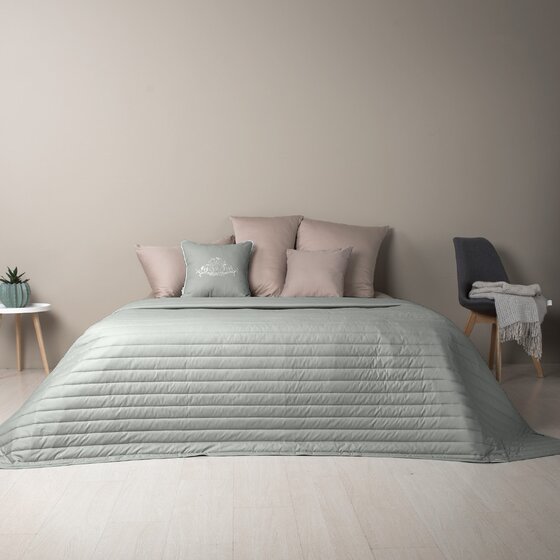Sei Design Wende-Tagesdecke Living Trend smoke-green Lagerräumung
