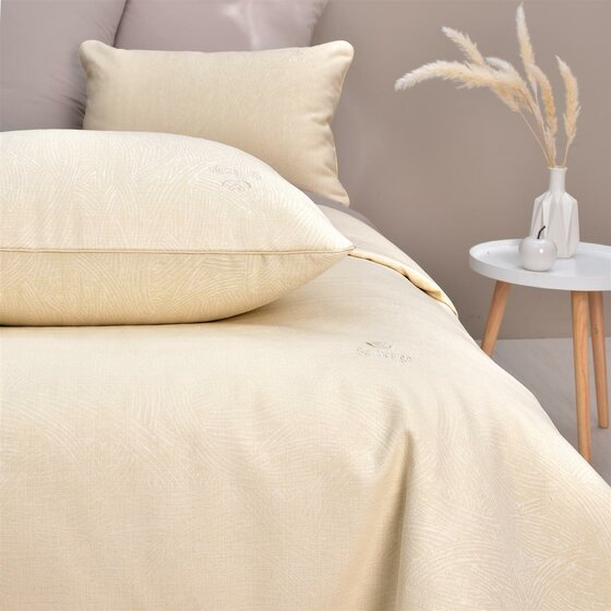 Sei Design Luxus Tagesdecke Bettüberwurf Empress Champagner New 260x240cm inkl. 2x Kissenbezüge 50x70 Top Angebot