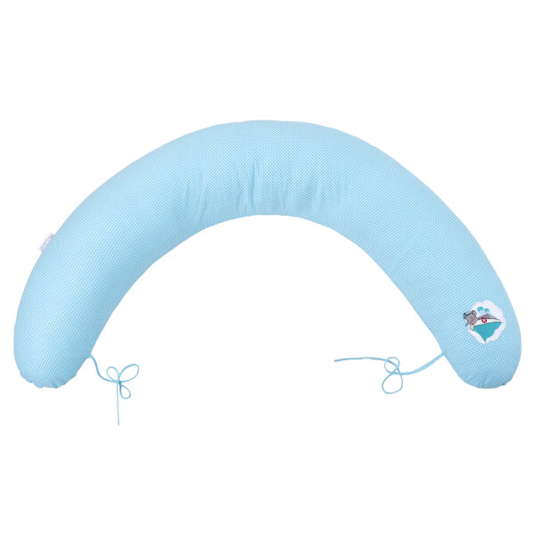Sei Design SET Stillkissen 170x30 + 1x Extra Bezug | Füllung EPS Mikroperlen | Kapitän Elefant Begrenzte Freigabe