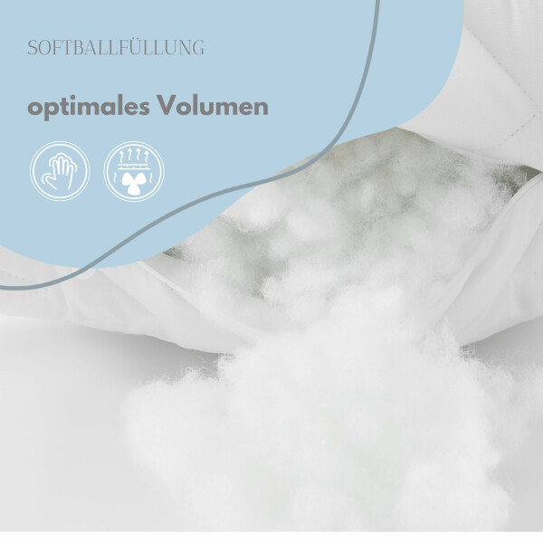 Sei Design Stillkissen 190x30 XXL | Füllung Faserbällchen | Bezug 100% Baumwolle | Biene Kostenloser Versand international