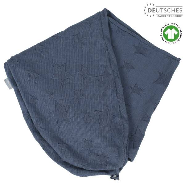 Sei Design Stillkissenbezug aus 100% Bio Baumwolle, für Stillkissen oder Lagerungskissen - 190x30 cm gestrickt Denim Großer Ausverkauf