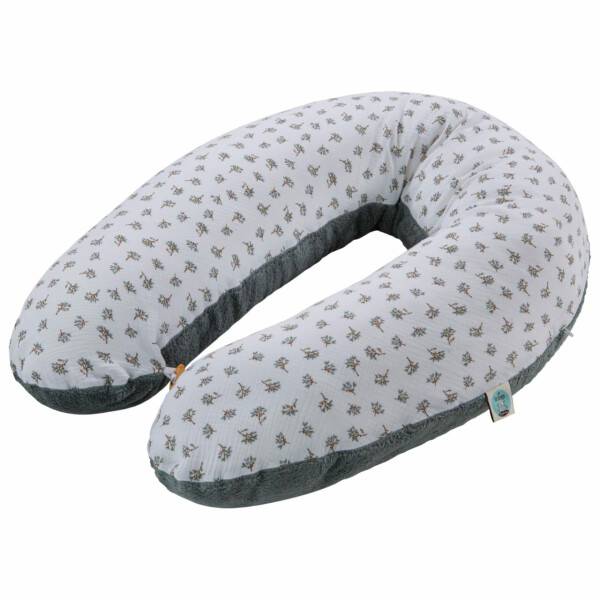 Sei Design Stillkissenbezug aus Musselin und Teddyplüsch für XXL Stillkissen 190x30 Begrenztes Angebot
