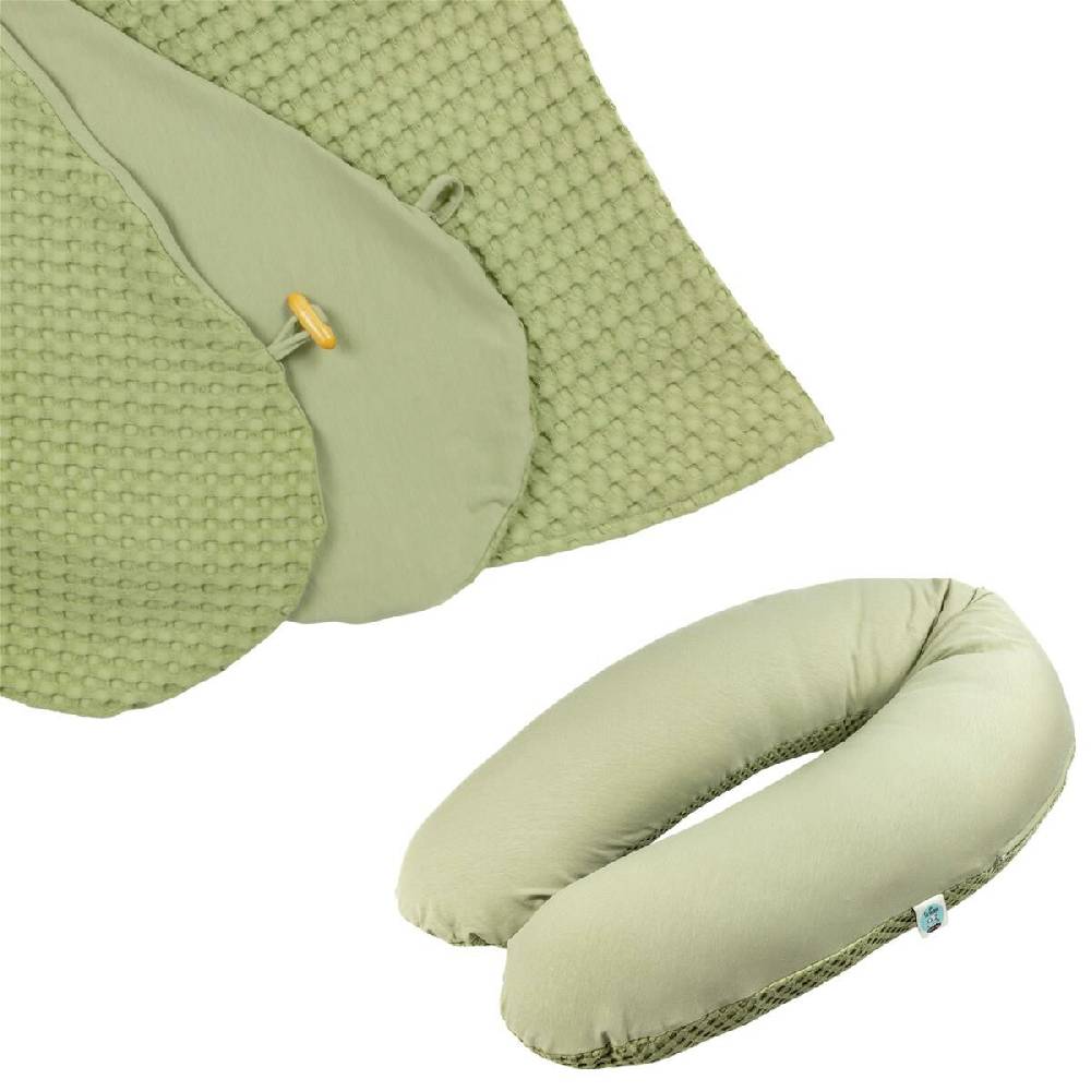Sei Design Stillkissenbezug XXL 190x30 cm – Hochwertiger Jersey und Waffelstoff Preisnachlass