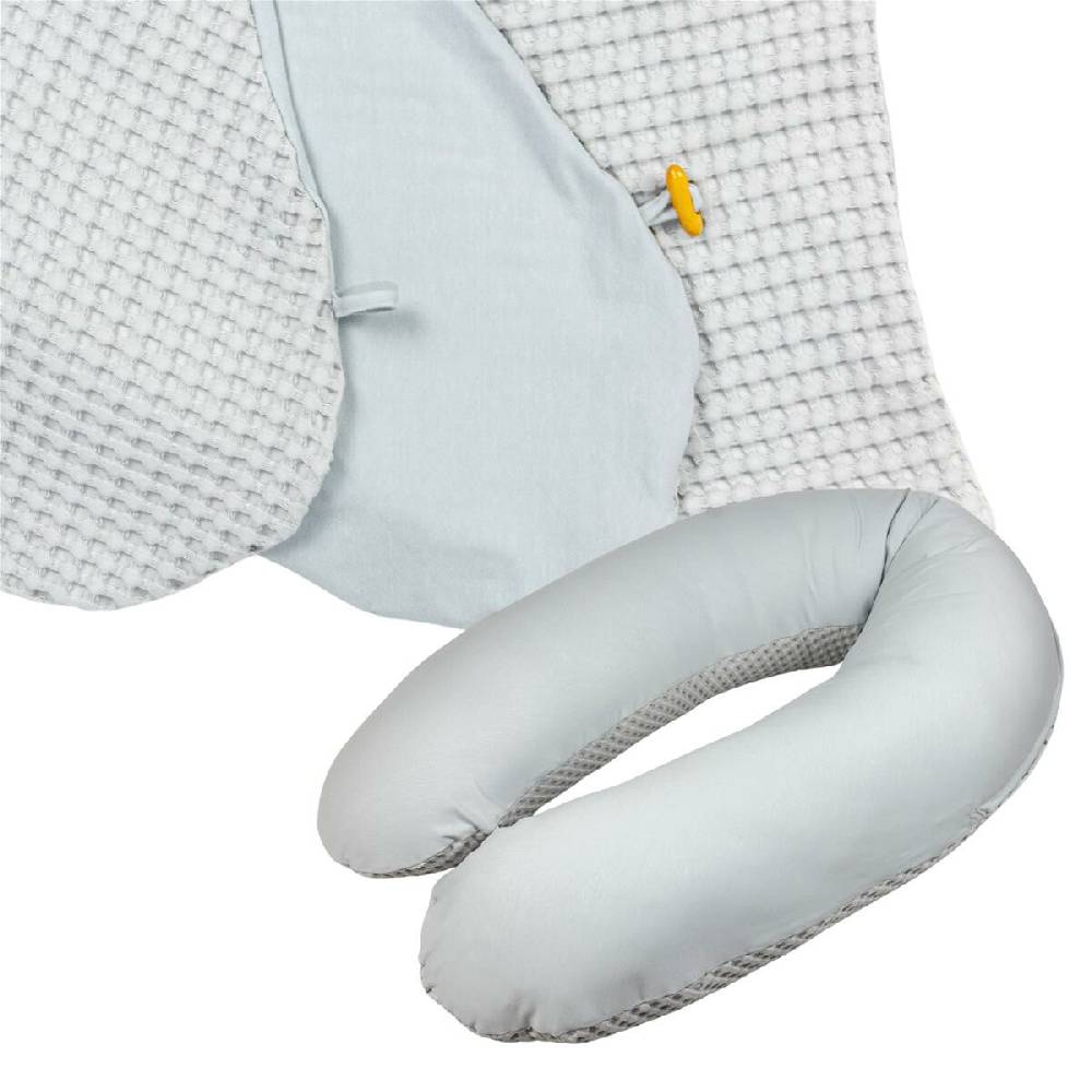 Sei Design Stillkissenbezug XXL 190x30 cm – Hochwertiger Jersey und Waffelstoff Saisonschlussverkauf