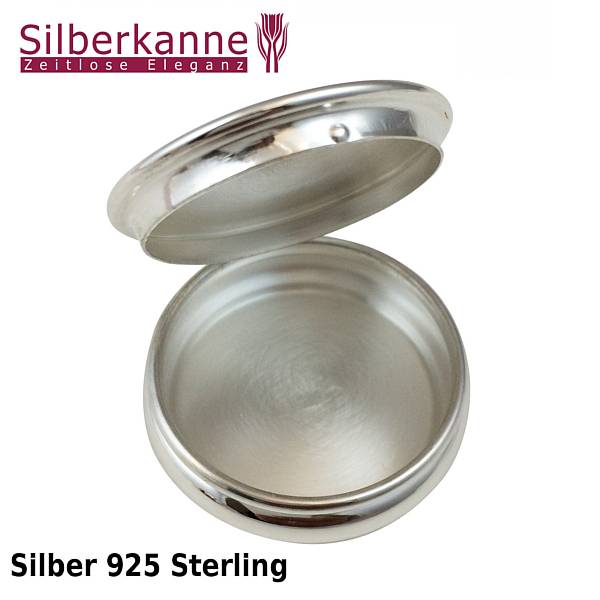Silberkanne Zahndose, Haardose, Pillendose 4,5 cm Teddybär Silber 925 Sterling Cyber Monday