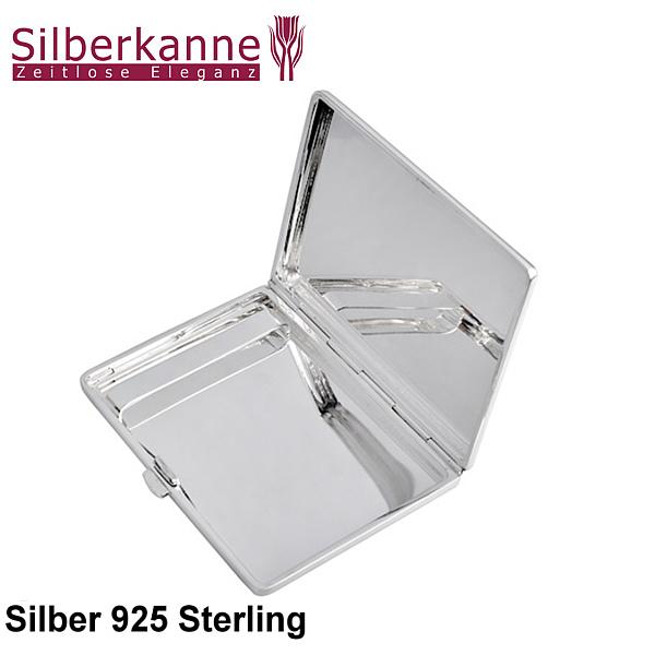 Silberkanne Zigarettenetui glatt 8x11x1 cm Silber 925 Sterling 140 gramm Muttertagsangebot