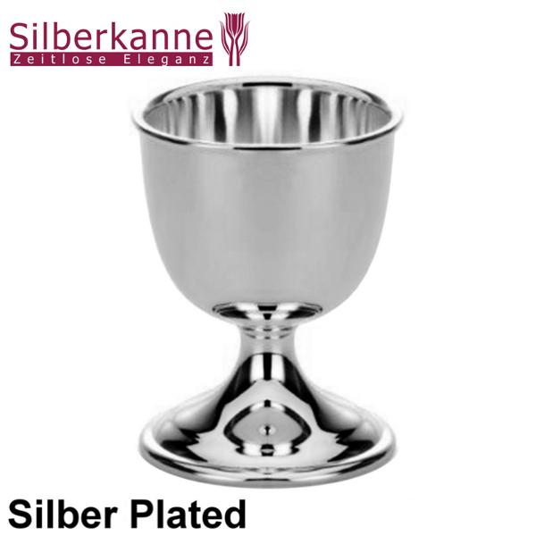 Silberkanne Eierbecher Frankfurt 6,5x4,5 cm Silber Plated versilbert