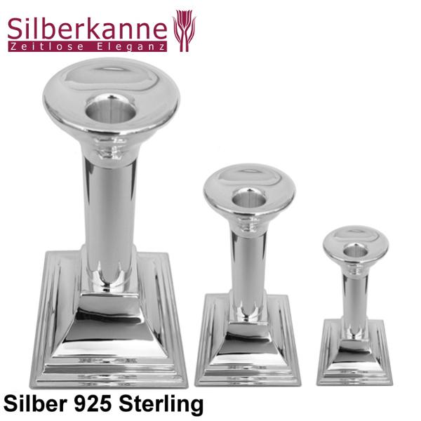 Silberkanne Kerzenleuchter Venedig H 15 cm 925 Silber Sterling Riesige Rabatte