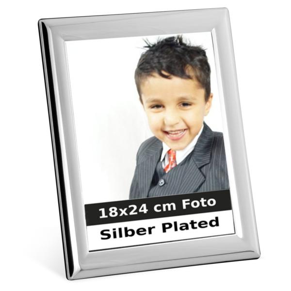 Silberkanne Bilderrahmen Paris 18x24 cm Foto Silber Plated versilbert Speichern exportieren