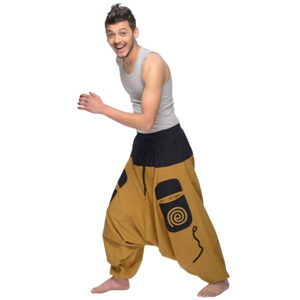 Simandra Aladinhose Freizeithose Haremshose Herren Weihnachtsangebot