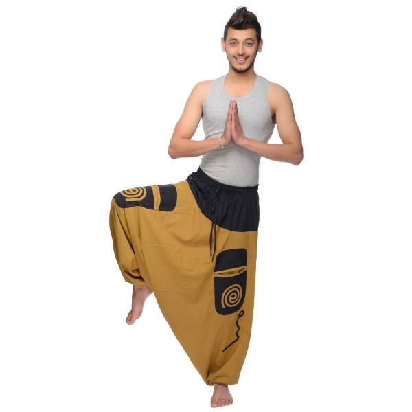 Simandra Aladinhose Freizeithose Haremshose Herren Weihnachtsangebot