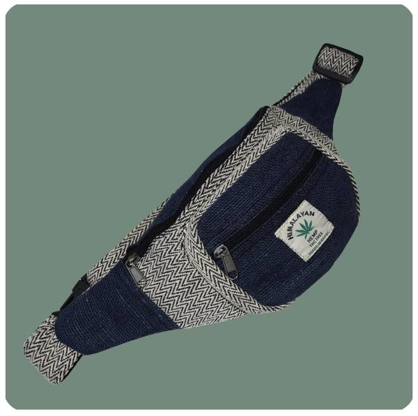 Simandra Bauchtasche Gürteltasche Hüfttasche aus Hanf handgefertigt in Nepal Osterangebot