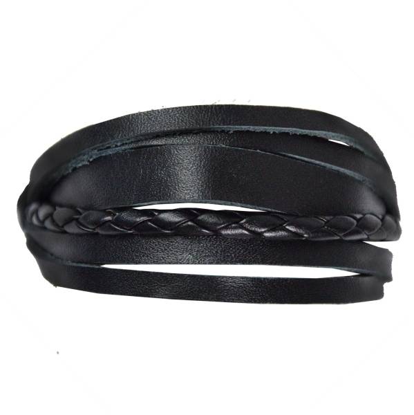 Simandra Armband echt Leder Damen Herren Partnerarmband Vatertagsangebot