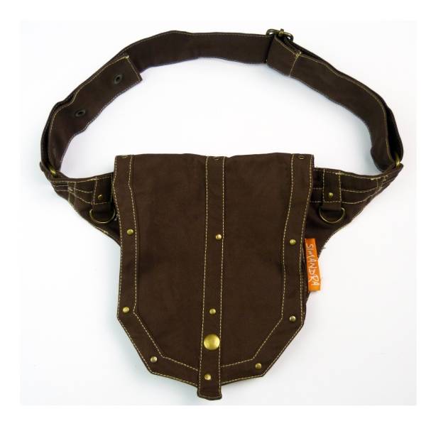 Simandra Bauchtasche mit Nieten I Gürteltasche individuell verstellbar + Reißverschluss + Druckknopf I Simandra Jubiläumsangebot
