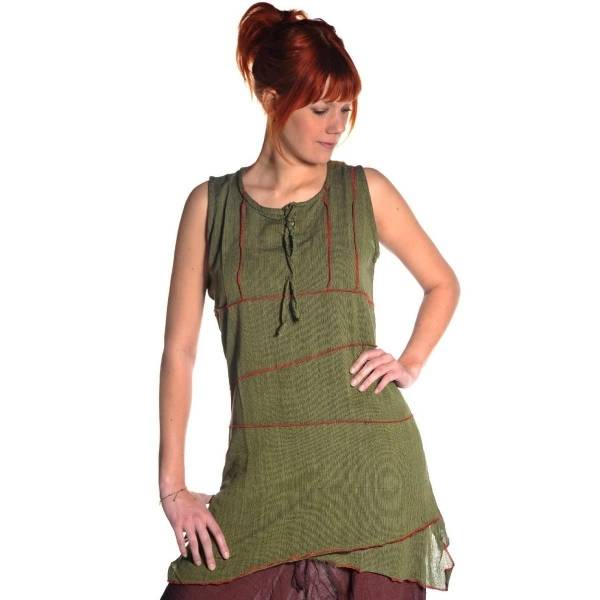 Simandra Ethno Tunika Longshirt Bluse Longtop aus Baumwolle "Obliq"