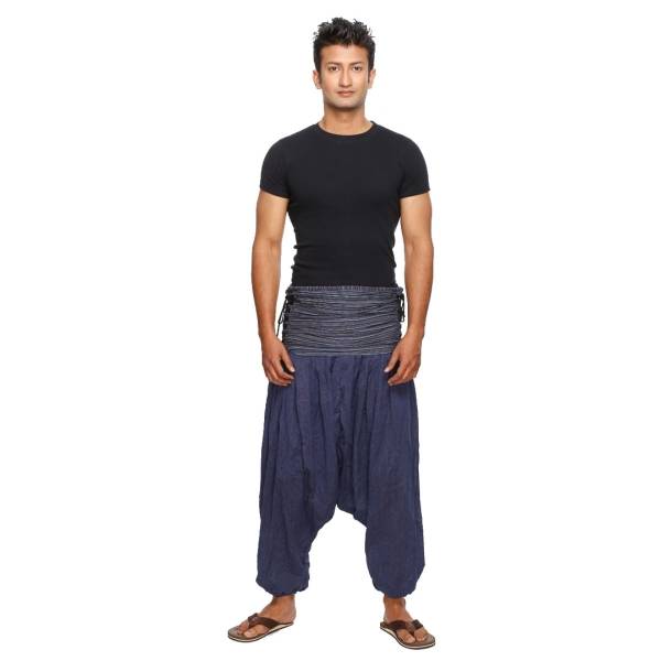 Simandra Haremshose "Jaya" für Herren - Pumphose im Aladin-Stil - Pluderhose für Sport & Freizeit