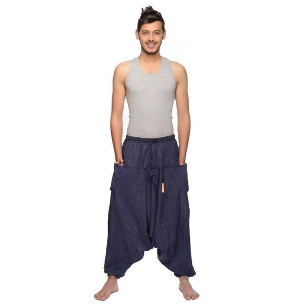 Simandra Haremshose "Singharaja" Freizeit Pumphose Aladinhose Pluderhose Yoga Goa Sarouel Herren