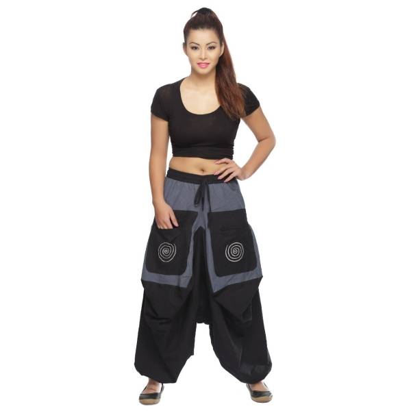 Simandra Haremshose "Wayan" Aladinhose aus Baumwolle mit extravagantem Schnitt
