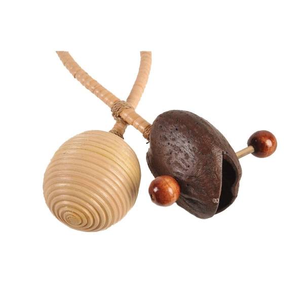 Simandra Rassel Glocke Shaker Maracas Musik Kinderrassel Rhythmus Klang Instrument Percussion Kinder Rattan Discount Store für neue Produkte