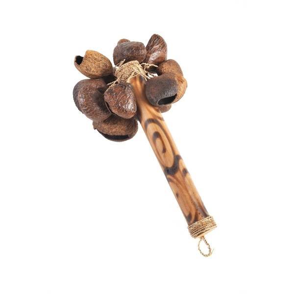 Simandra Rassel Shaker Maracas Musik Holz Kinderrassel Rhythmus Klang Instrument Percussion Kinder Früchte