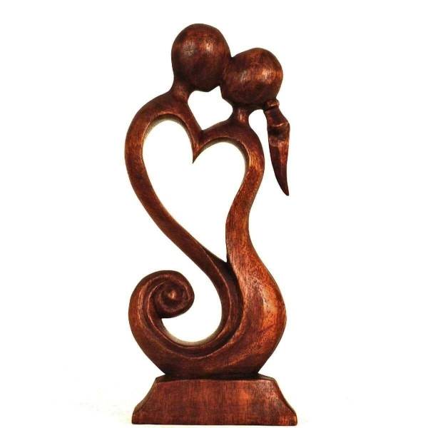 Simandra Holz Figur Skulptur Abstrakt Holzfigur Statue Afrika Asia Handarbeit Deko Fruchtbarkeit