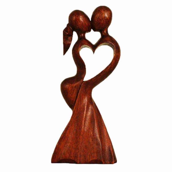 Simandra Holz Figur Skulptur Abstrakt Holzfigur Statue Afrika Asia Handarbeit Deko Hochzeit Fabrik Onlineshop