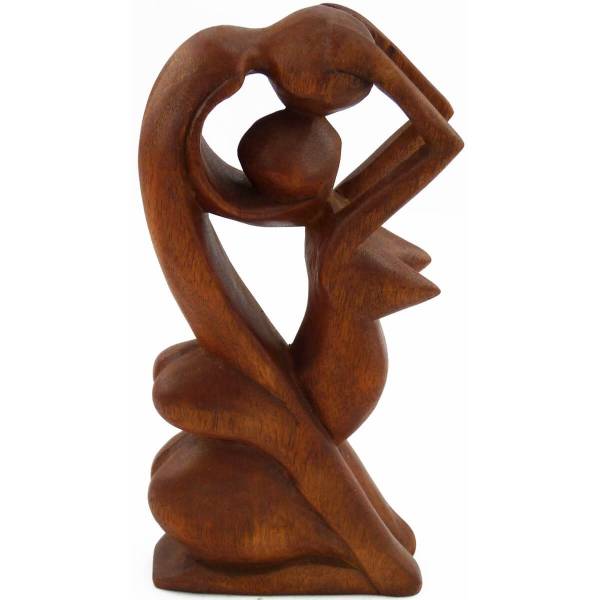 Simandra Holz Figur Skulptur Abstrakt Holzfigur Statue Afrika Asia Handarbeit Deko Leidenschaft Fabrikpreis