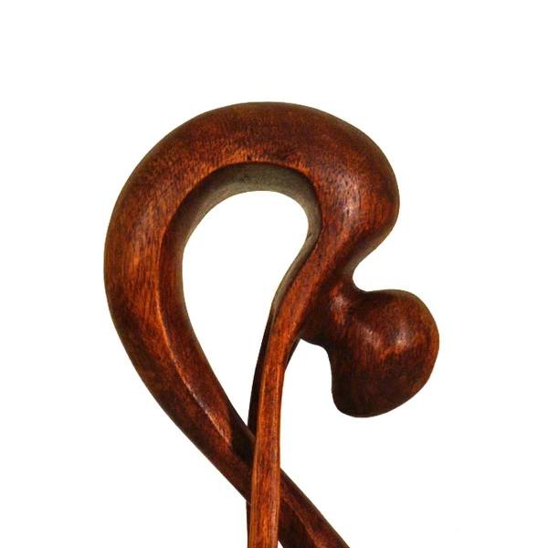 Simandra Holz Figur Skulptur Abstrakt Holzfigur Statue Afrika Asia Handarbeit Deko Verbunden Günstig kaufen