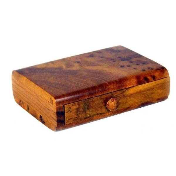 Simandra Holz Thuja Spielzeug Schlange Box Scherzartikel beißende magische Kiste Zaubern Wurzelholz Flash Sale