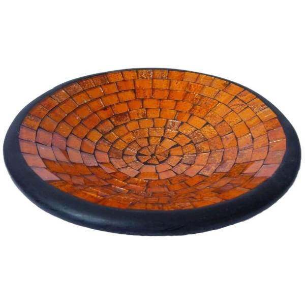Simandra Mosaikschale Tonschale Glasschale Dekoschale Mosaik Kunsthandwerk Glassteine Deko rund L Exklusive Angebote