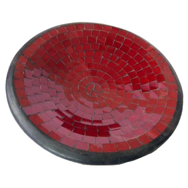 Simandra Mosaikschale Tonschale Glasschale Dekoschale Mosaik Kunsthandwerk Glassteine Deko rund M Blitzangebot