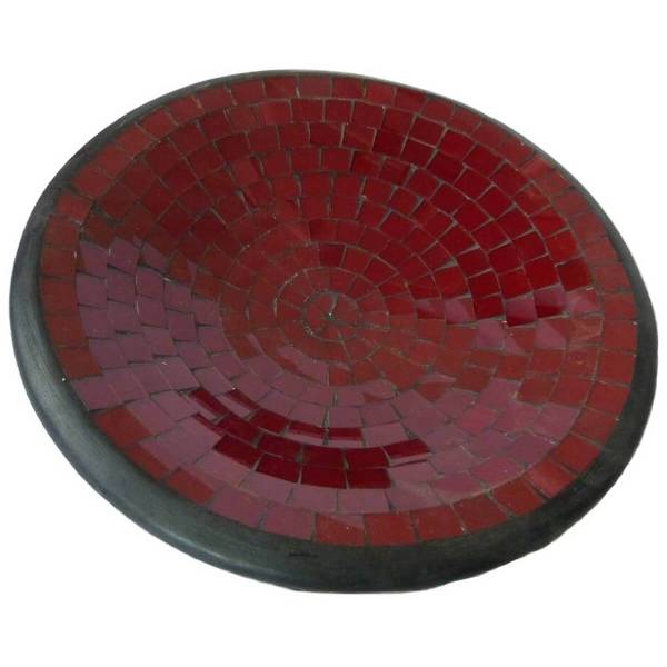 Simandra Mosaikschale Tonschale Glasschale Dekoschale Mosaik Kunsthandwerk Glassteine Deko rund M Blitzangebot
