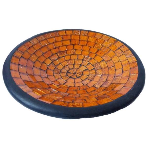 Simandra Mosaikschale Tonschale Glasschale Dekoschale Mosaik Kunsthandwerk Glassteine Deko rund XXL Sonderangebote