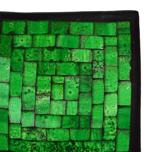 Simandra Mosaikschale Tonschale Glasschale Dekoschale Mosaik Kunsthandwerk Quadrat Einfarbig Riesige Ersparnisse