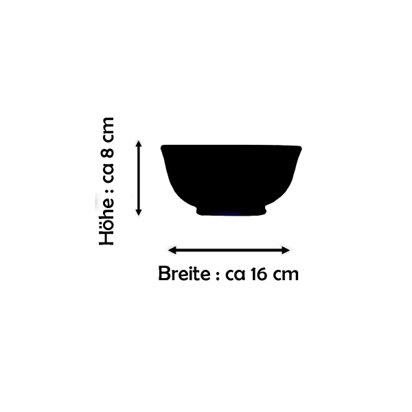 Simandra Orientalische marokkanische Keramikschale Keramik Müsli Obst Salat Schale Schüssel Deko mittel Super Sparpreis