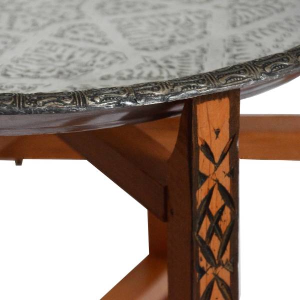 Simandra Holzgestell für Tablett Gestell Untergestell für marokkanisches Silbertablett Letzte 2 Tage