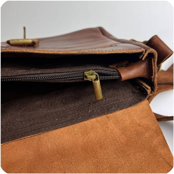 Simandra Leder Handtasche Noura 20x23cm - elegante Umhängetasche - marokkanische Schultertasche Zeitbegrenzte Promotion