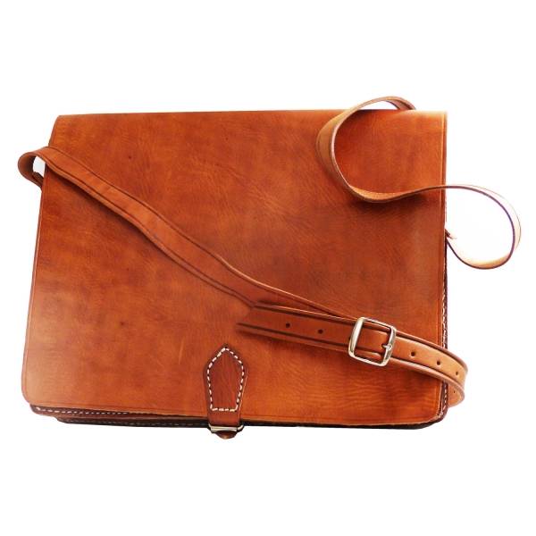 Simandra Ledertasche Aktentasche Umhängetasche Echt Leder Tasche "Simple" Nur für heute