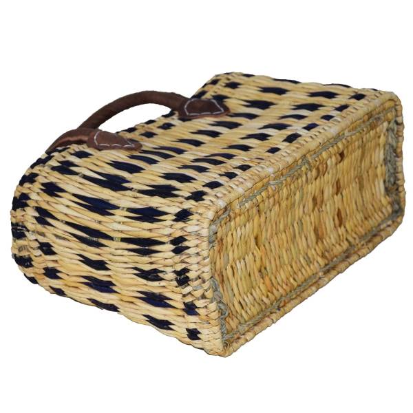 Simandra Seegras Tasche klein langer Griff Einkaufskorb Flechtkorb Korbtasche Korb Rabatte dieses Monats