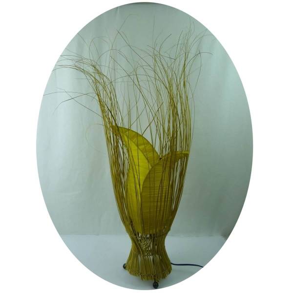Simandra Deko-Leuchte Stimmungsleuchte asiatische Lampe Stehleuchte Tischleuchte Tischlampe Bali Asia TULPE groß 100 cm im Angebot