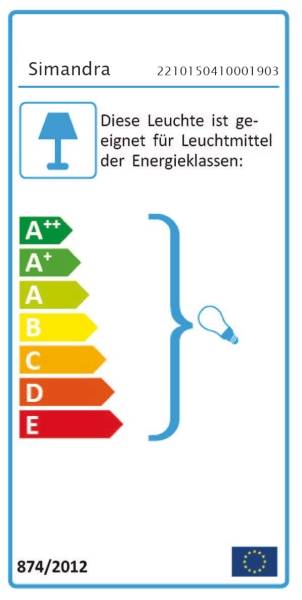 Simandra Deko-Leuchte Stimmungsleuchte asiatische Lampe Stehleuchte Tischleuchte Tischlampe Bali Asia TULPE groß 100 cm im Angebot