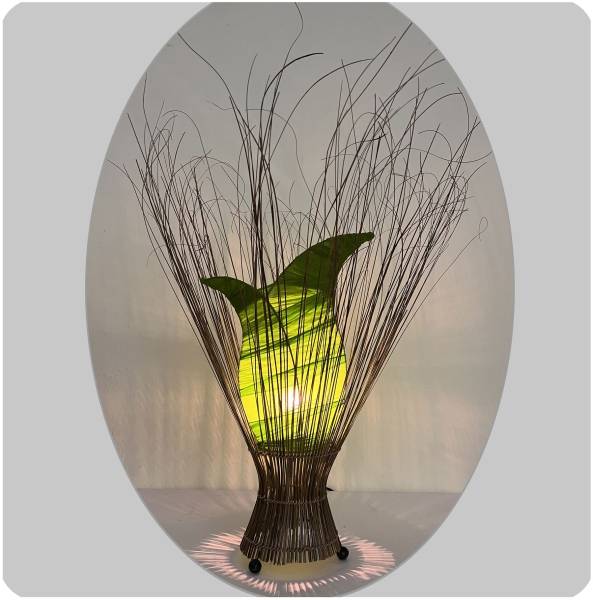Simandra Deko-Leuchte Stimmungsleuchte asiatische Lampe Stehleuchte Tischleuchte Tischlampe Bali Asia TULPE klein 60 cm Schlussverkauf