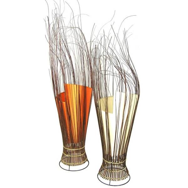 Simandra Deko-Leuchte Stimmungsleuchte asiatische Lampe Stehleuchte Tischleuchte Tischlampe Bali Asia Zweige 80 cm