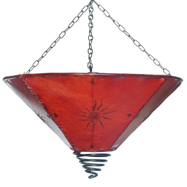 Simandra Orientalische Lampe Deckenleuchte Hängelampe marokkanische Deckenlampe Lederlampe Fuego Sonne 40 cm Limitierter Zeitrabatt