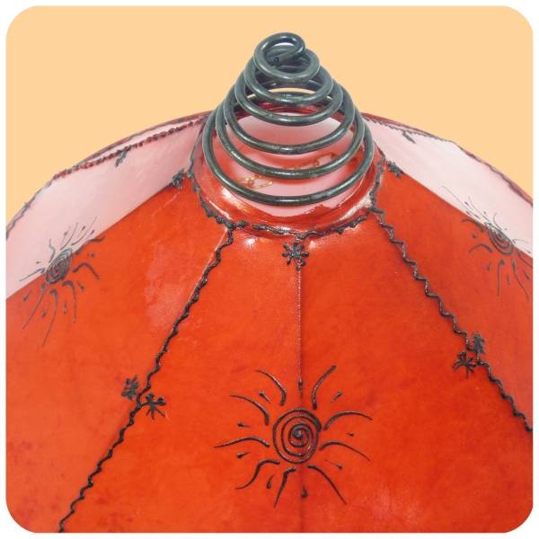 Simandra Orientalische Lampe Deckenleuchte Hängelampe marokkanische Deckenlampe Lederlampe Fuego Sonne 40 cm Limitierter Zeitrabatt