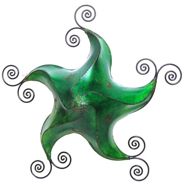 Simandra Orientalische Lampe Deckenleuchte Hängelampe marokkanische Deckenlampe Lederlampe STERN Gecko Star 70 cm Rabatt