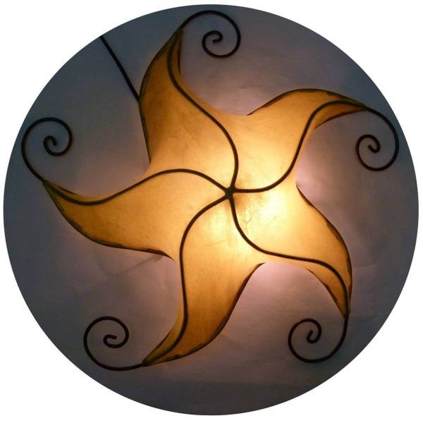 Simandra Orientalische Lampe Deckenleuchte Hängelampe marokkanische Deckenlampe Lederlampe STERN Nejma 50 cm Günstig kaufen