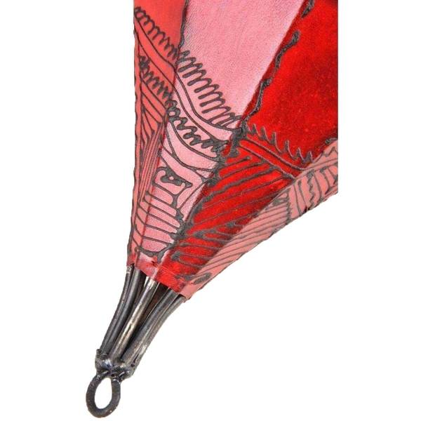 Simandra Orientalische Lampe Deckenleuchte Hängelampe marokkanische Deckenlampe Lederlampe Tropfen Orient 40 cm Versandkostenfrei