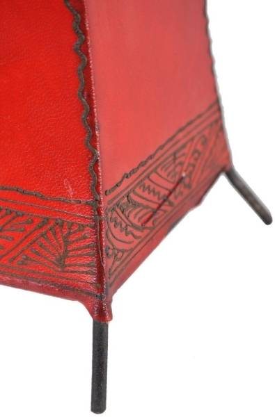 Simandra Orientalische Lampe Hennalampe marokkanische Lederlampe Tischleuchte Stehleuchte Carree Sonne 30 cm Begrenztes Angebot