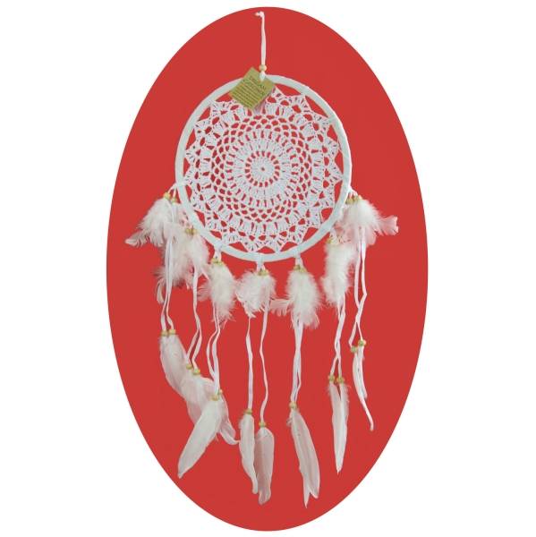 Simandra Traumfänger Dreamcatcher gehäkelt 60 cm lang Top Angebot